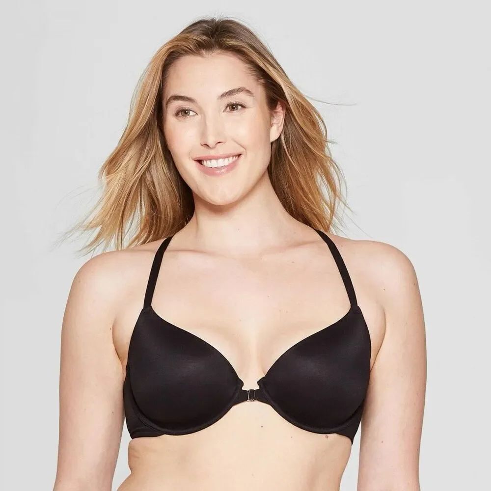 ✨Auden Women's Ace Lightly Lined Demi Racerback Sz 34DD Bra✨